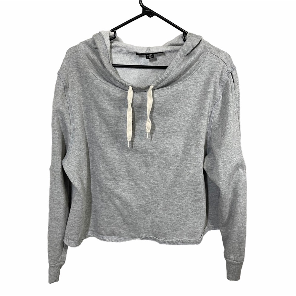 Vanilla Star | Light Gray Slit Sweater